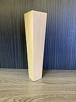 Ножка мебельная, деревянная, пирамида 25 см, бук.