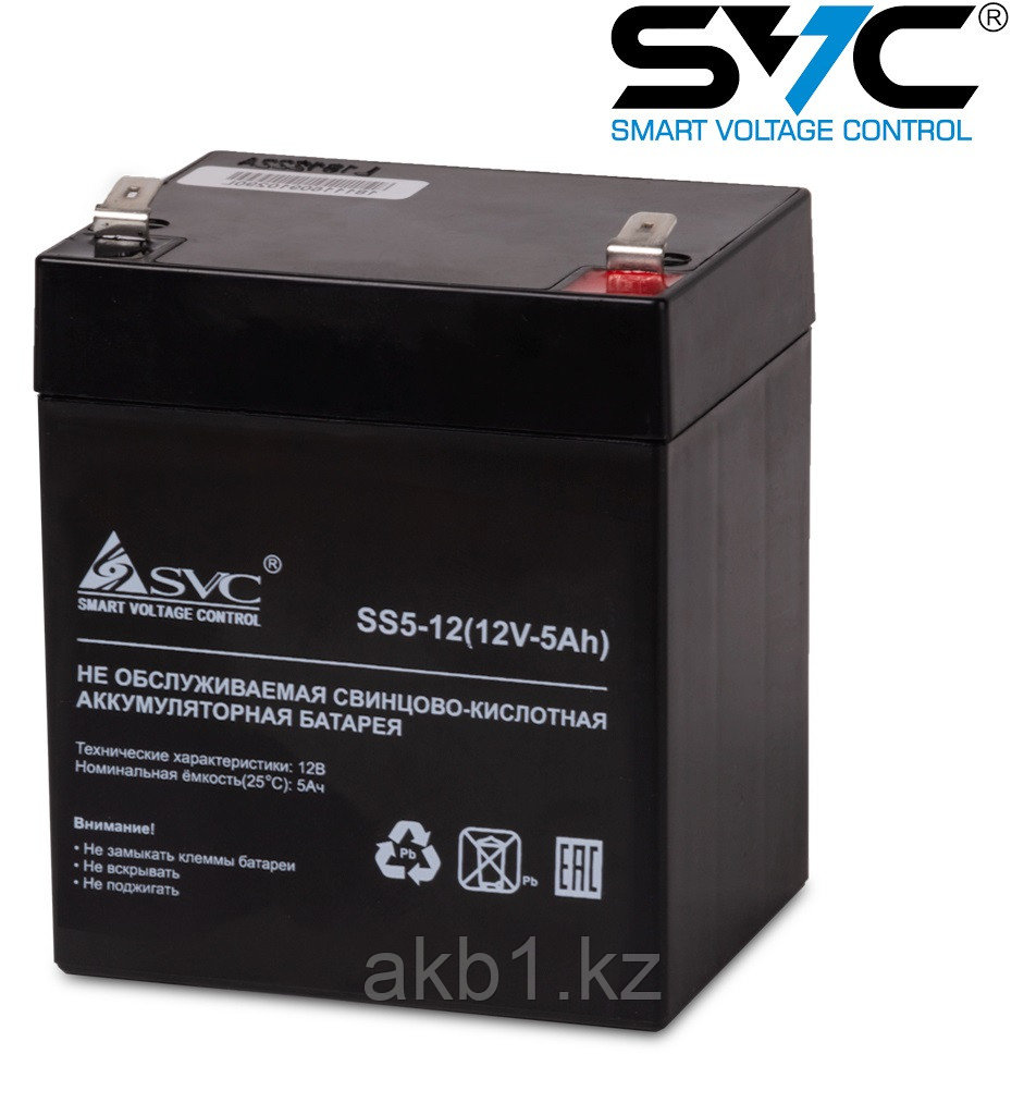 Аккумуляторная батарея SVC SS5-12 12В 5 Ач