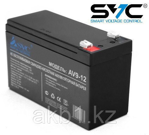 Аккумуляторная батарея SVC AV9-12 12В 9 Ач - фото 1 - id-p81117917