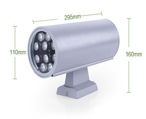 Настенный направленный светильник - Двухсторонний (теплый белый)