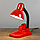 Лампа настольная "Мудрец" Е27 40W,  220В красный 18х11,5х33 см, фото 2