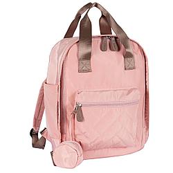 Chicco: Сумка-рюкзак для мамы розовая 2020 Осень-Зима