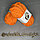 Трикотажная пряжа для ручного вязания оранжевый, фото 9