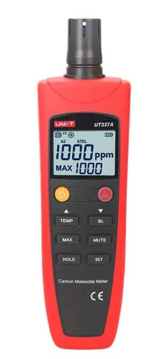 UT337A Көміртегі тотығы (СО) детекторы UNI-T (0-1000 ppm). Қазақстанның СИ тізіліміне енгізілді