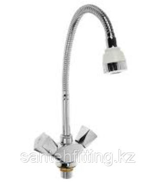 ZERIX LR84309 Смеситель для кухни с гибким изливом (10 шт/ящ)