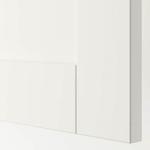 Дверь/фронтальная САННИДАЛЬ белый 60x40 см ИКЕА, IKEA, фото 2