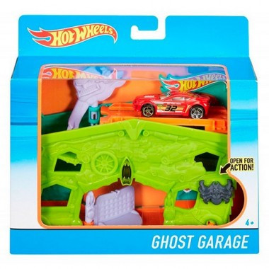 Hot Wheels Игровой набор Гараж с призраками