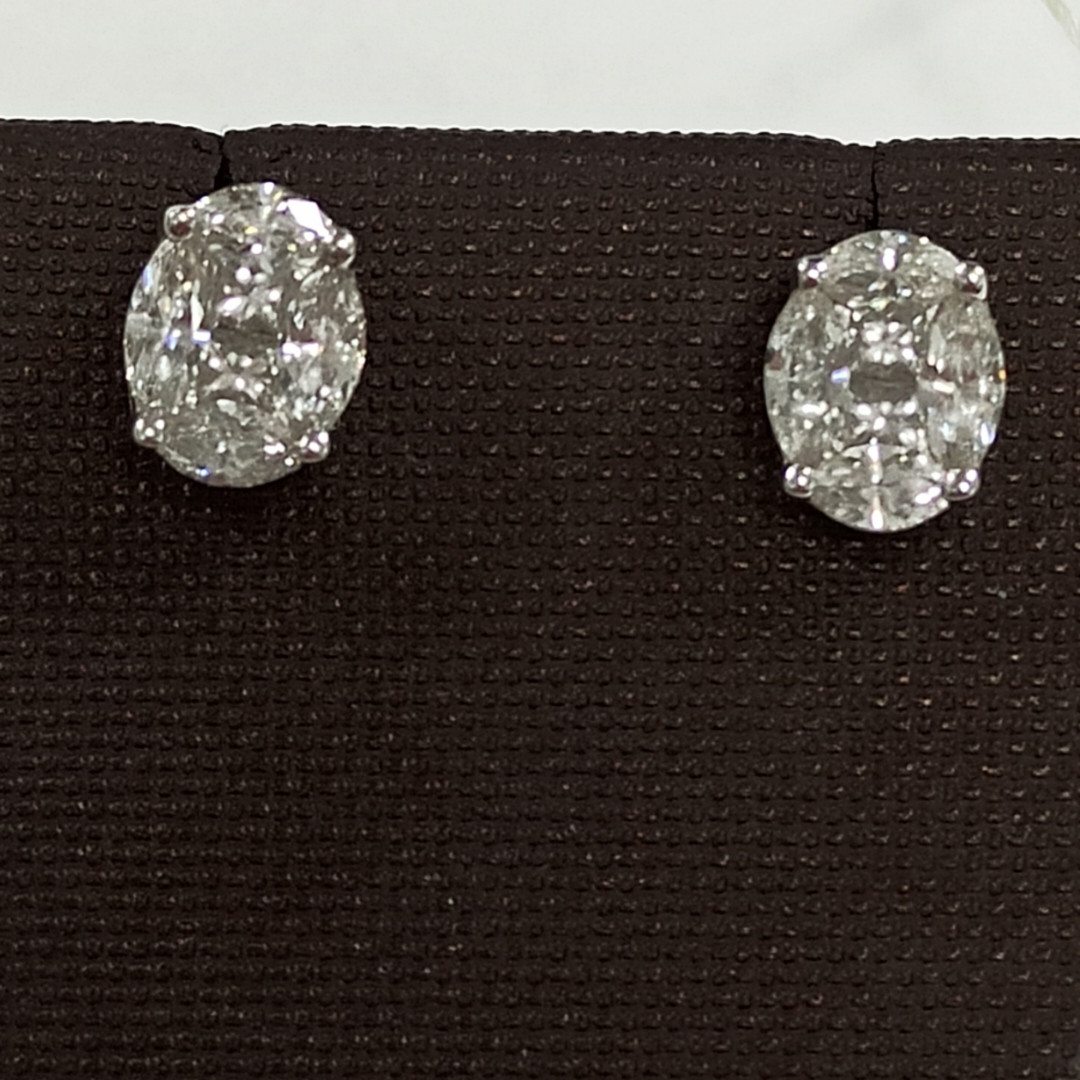 Серьги - пусеты с бриллиантами ( Шоурум ) - фото 2 - id-p81167303