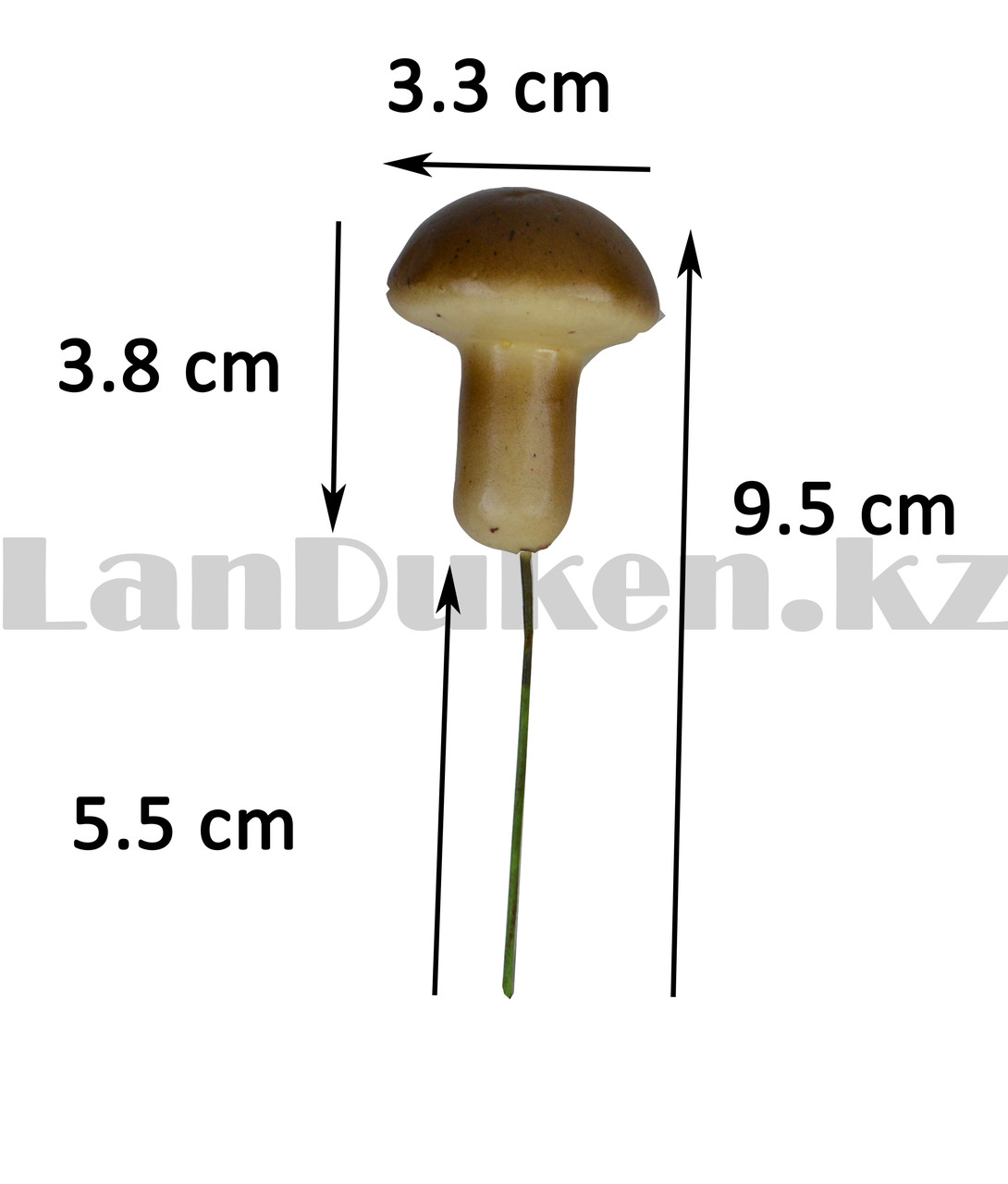 Искусственные грибы дубовик с коричневой шляпкой муляж маленький 20 шт - фото 2 - id-p81166570