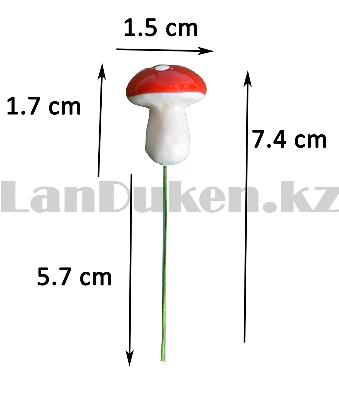 Искусственные грибы мухоморы красные муляж маленькие 100 шт - фото 2 - id-p81129757