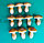 Искусственные грибы дубовик с коричневой шляпкой муляж 10 шт, фото 3
