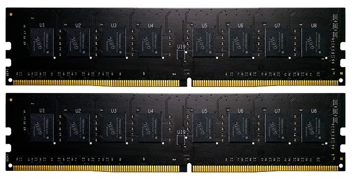 Оперативная память GEIL PC4-21330 16GB Kit (2x8GB DDR4 2666Mhz, GP416GB2666C19DC)