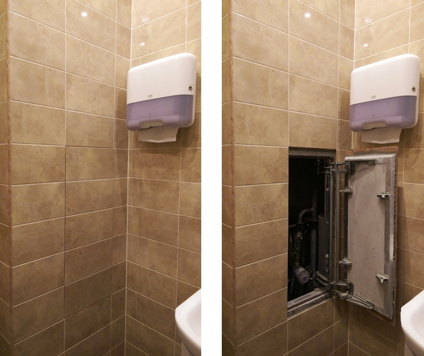 Ревизионные люки под плитку 60*70 с петлями Модель Слава, фото 1