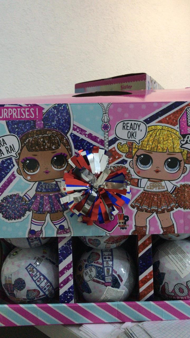 LOL Surprise! Блестящие куклы All-Star BB Sports Series 2 Cheer Team с 8 сюрпризами