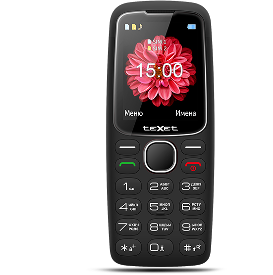 Мобильный телефон Texet TM-B307 черный