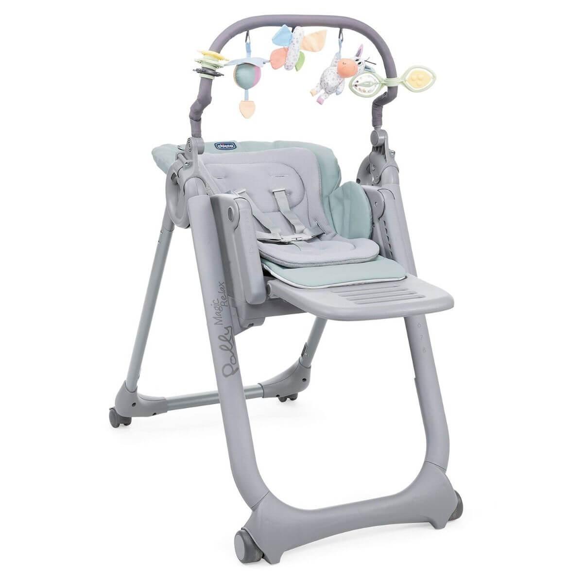Chicco: Стульчик для кормления Polly Magic Relax Antiguan Sky