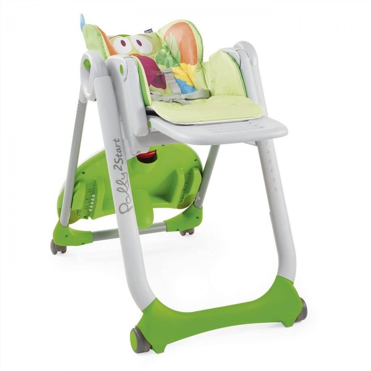 Chicco: Стульчик для кормления Polly 2 Start Parrot 4w