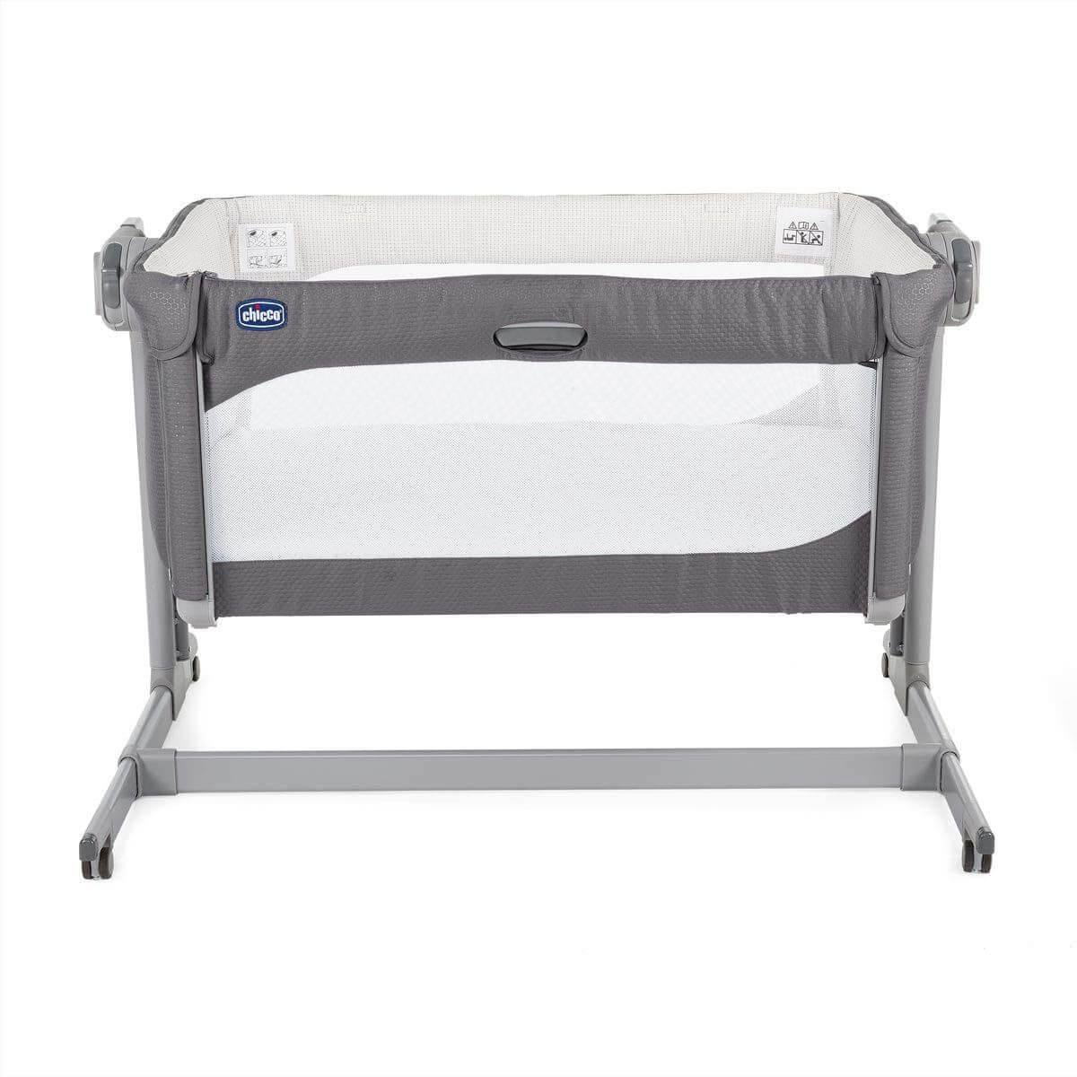 Chicco: Кроватка-манеж Next2Me Magic Moon Grey 0м+