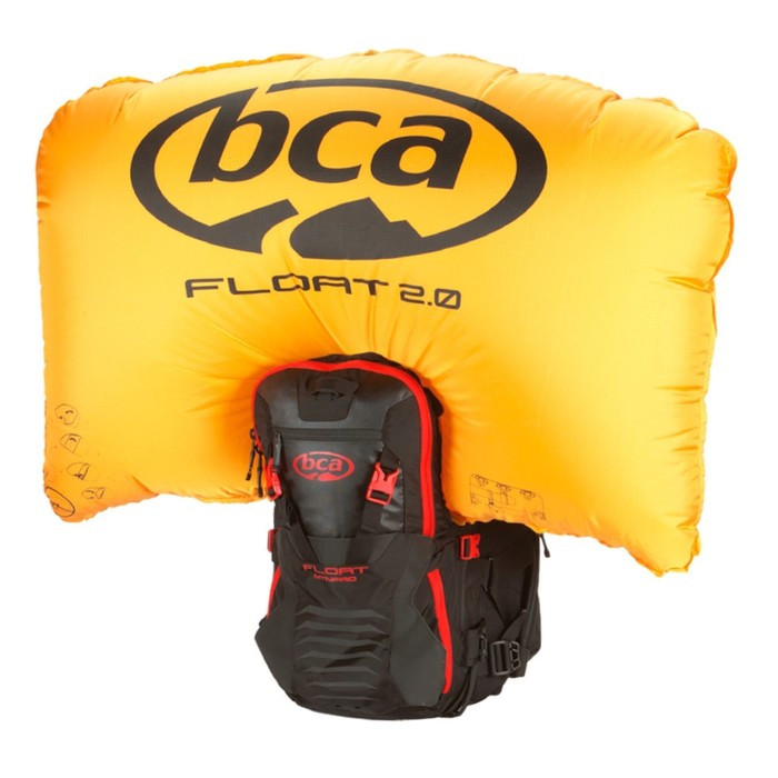 Жилет защитный с лавинным рюкзаком BCA Float MtnPro 2.0, размер M-L, чёрный, красный