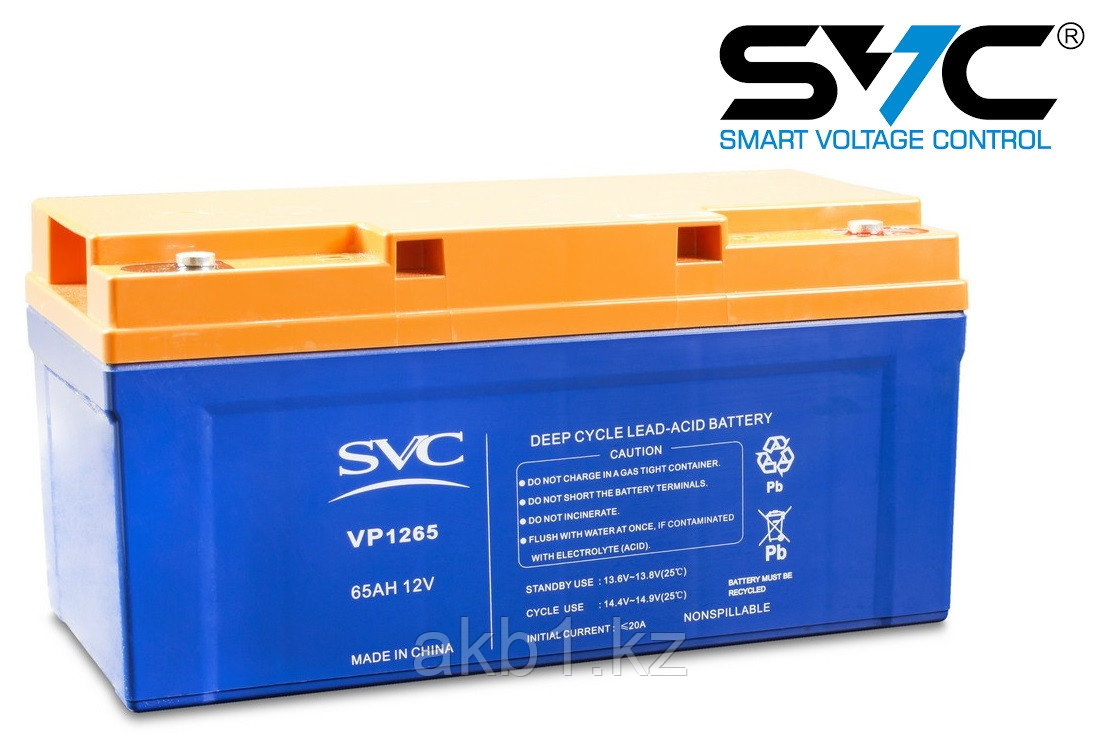 Аккумуляторная батарея SVC VP1265 12В 65 Ач - фото 1 - id-p81249939