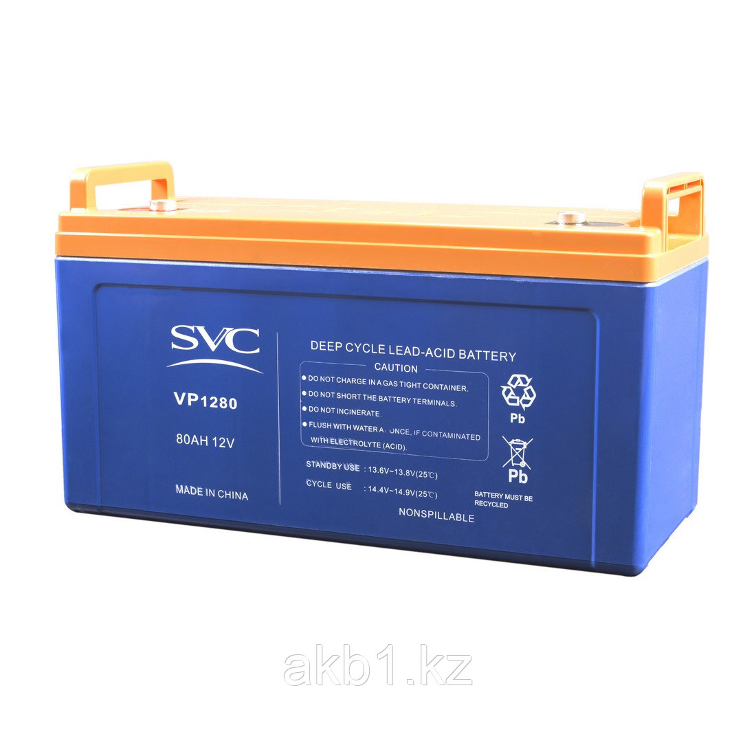Аккумуляторная батарея SVC VP1280 12В 80 Ач - фото 3 - id-p81250660