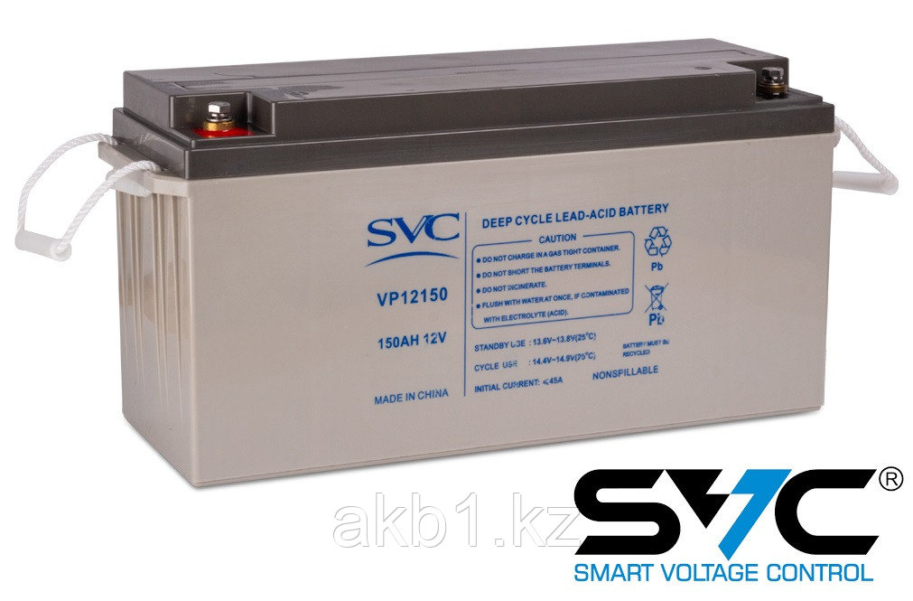 Аккумуляторная батарея SVC VP12150 12В 150 Ач - фото 1 - id-p81251800