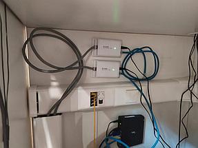 Установка счётчиков посетителей MegaCount в сети салонов мягкой мебели ASKONA город Алматы 3