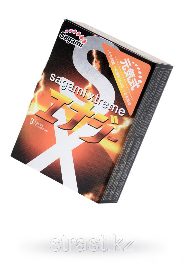 ПРЕЗЕРВАТИВЫ ЛАТЕКСНЫЕ SAGAMI XTREME ENERGY №3, 19 СМ
