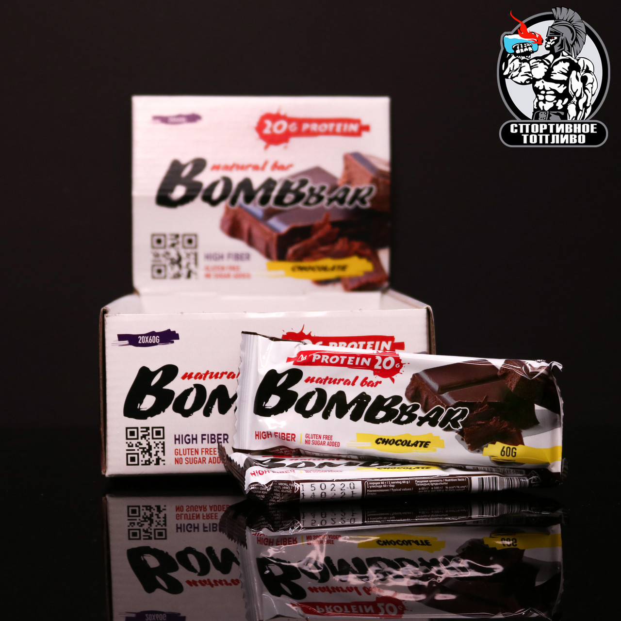 BomBBar - Белковый батончик 1шт/60гр Шоколад