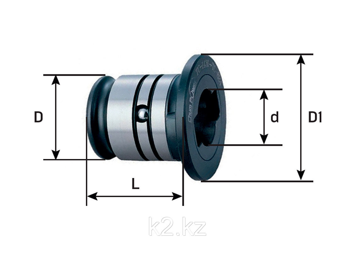 Переходники для резьбонарезных головок GT24-GT12 - фото 2 - id-p81271279