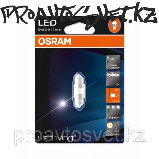 Osram Led С5W 41 mm Warm White - фото 1 - id-p81272464