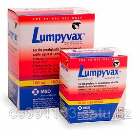 Люмпивакс (Lumpyvax): Вакцина против нодуляроного дерматита КРС