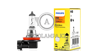 12360PRC1 H8 12V 55W Philips Premium Vision  Штатная галогенная лампа