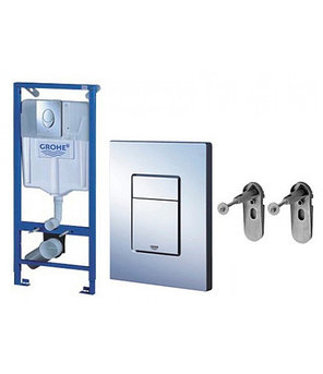 38721001 *Инсталляция для подвесного унитаза GROHE Rapid SL с панелью смыва Skate Cosmo,комплект 3-1, фото 2