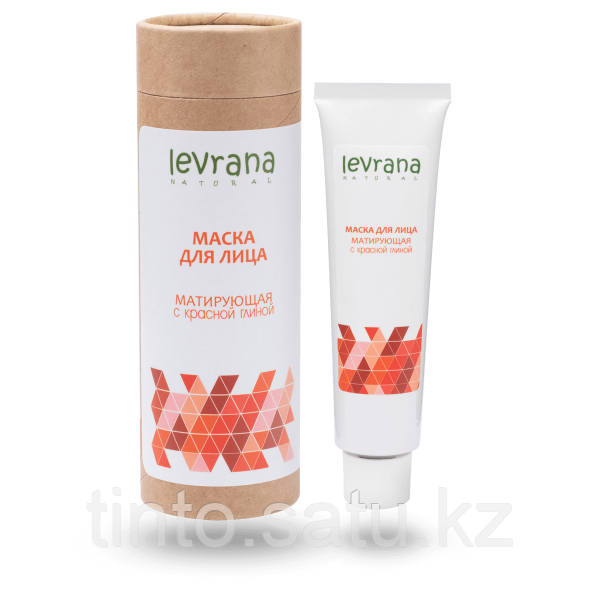 Маска для лица Леврана «Матирующая» с красной глиной