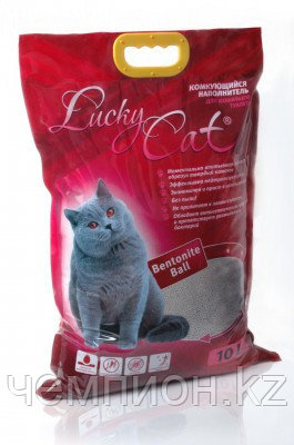 Lucky Cat, Лаки Кэт, комкующийся наполнитель, с ароматом жасмина, уп. 10л (8кг.)