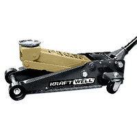 Домкрат подкатной гидравлический KraftWell, г/п 3000 кг