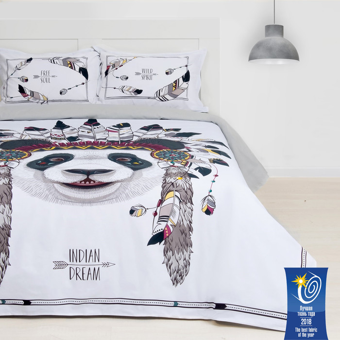 Постельное бельё "Этель" 1.5 сп Indian dream 143х215 см, 150х214 см, 50х70+3 - 2 шт
