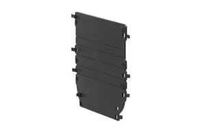 Торцевая заглушка универсальная для лотка водоотводного Gidrolica Standart/Standart Plus DN100, пластиковая