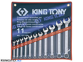 Набор комбинированных ключей 11 пр KING TONY 1211MR