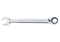 Ключ трещоточный комбинированный с флажковым переключением 10 мм. King Tony 3732-10M.