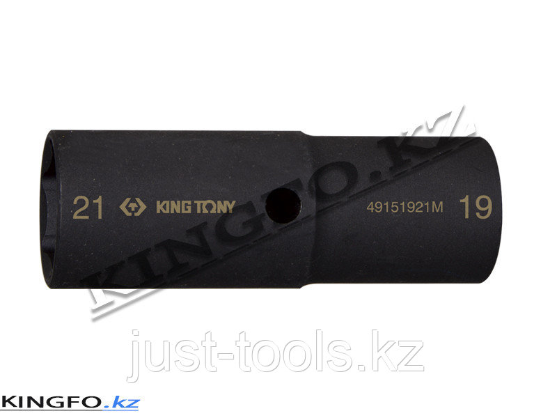 Головка ударная двухсторонняя 1/2", 21-22 мм. KING TONY 49152122M