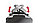 Автобокс Inno Wedge 660 белый глянец 300 л. 203х84х28 см, фото 3