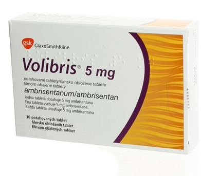 Волибрис (амбризентан) 5 мг, 10 мг №30 таб. (Европа)