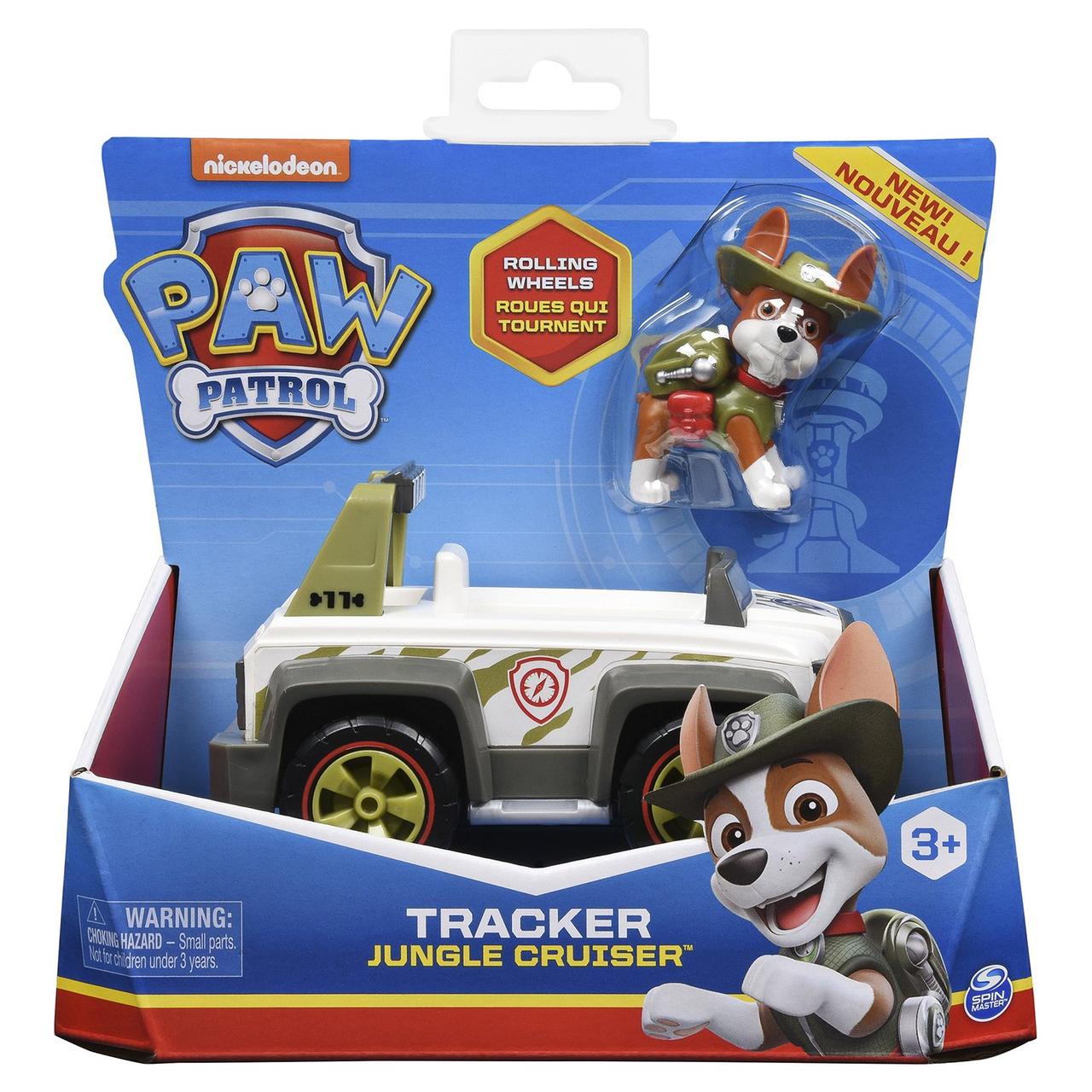 Paw Patrol Щенок Трекер на машинке, Щенячий патруль Джунгли