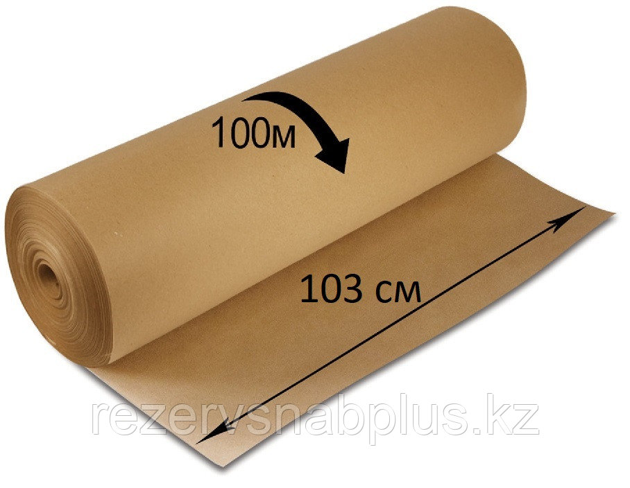 Крафт бумага в мини рулоне 78 гр 103 см 100 метров
