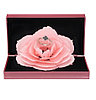 3D Роза, уникальная складная роза, ювелирная коробочка под кольцо, Розовая