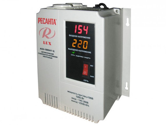 Стабилизатор напряжения серии LUX РЕСАНТА АСН-1000Н/1-Ц, фото 2