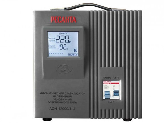 Стабилизатор напряжения РЕСАНТА АСН-12000/1-Ц, фото 2