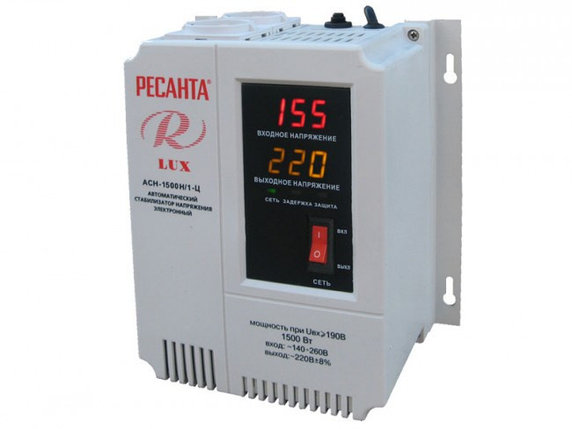 Стабилизатор напряжения серии LUX РЕСАНТА АСН-1500Н/1-Ц, фото 2